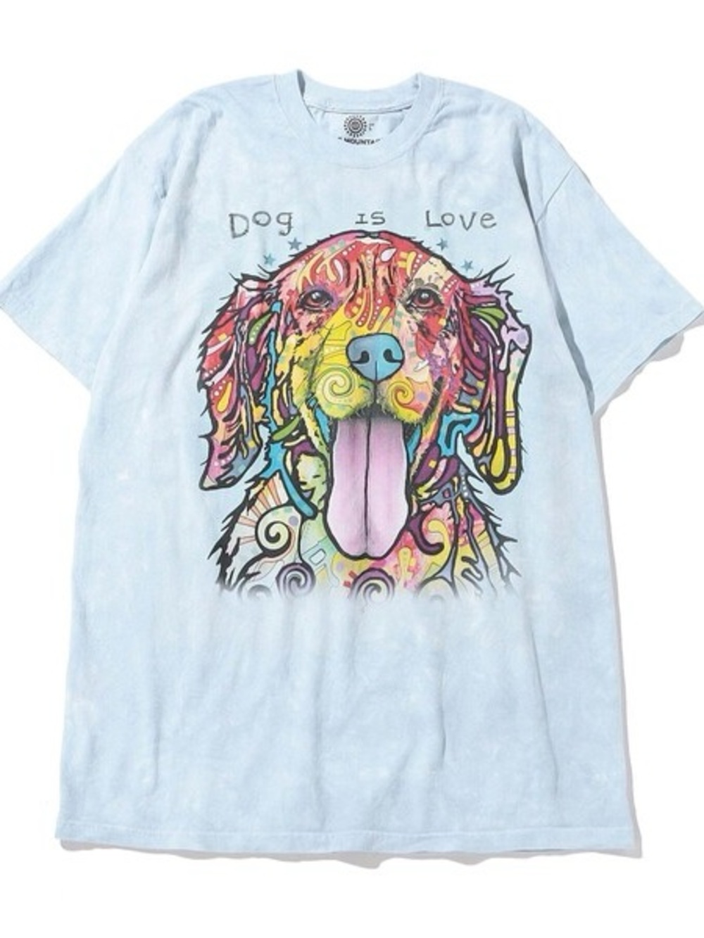 Dog Is Love Classic Cotton T-Shirt Large